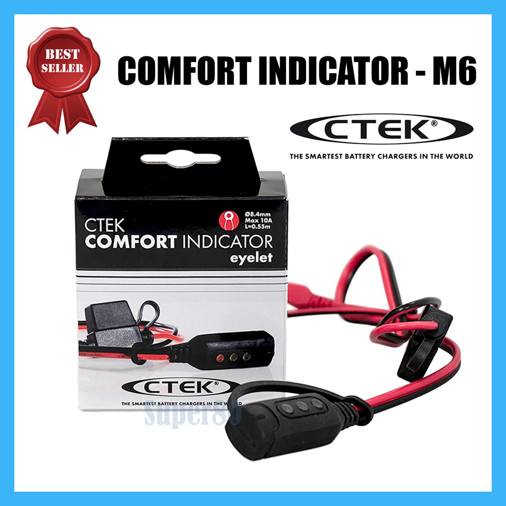 CTEK Comfort Indicator Ring Terminal Eyelet M6