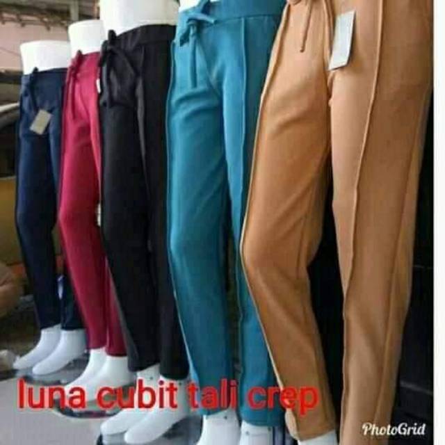 𝔂𝓾𝓶𝓪 Luna pencil Cubit/Doty pant_Crepe_ukuran setandar BB 40kg - 55kg ( 1kg - 5pcs )