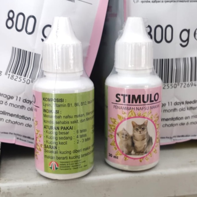 Stimulo Drop 30ml Vitamin Penambah Nafsu Makan Kucing