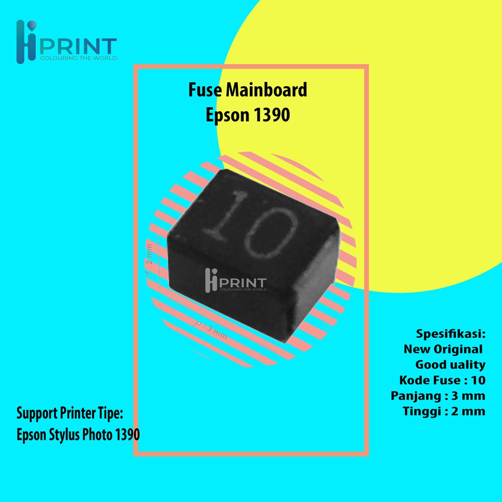 Fuse Mainboard Printer Epson 1390 R1390 Original Fuse 1390 New Epson Stylus Photo 1390