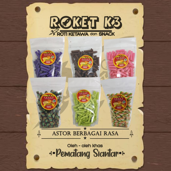 

Astor aneka Rasa Snack Cemilan Makanan Ringan Wafer gulung Enak Renyah - GreenTeaVanilla