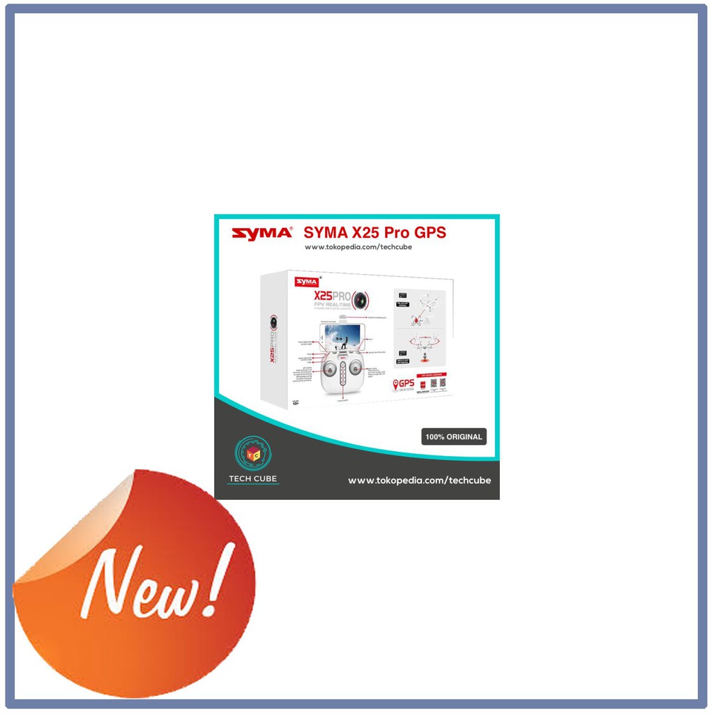 Terlaris Drone Syma X25 Pro WIFI FPV Double GPS Follow Me Mode Alt X8 Pro X52HD Elegan