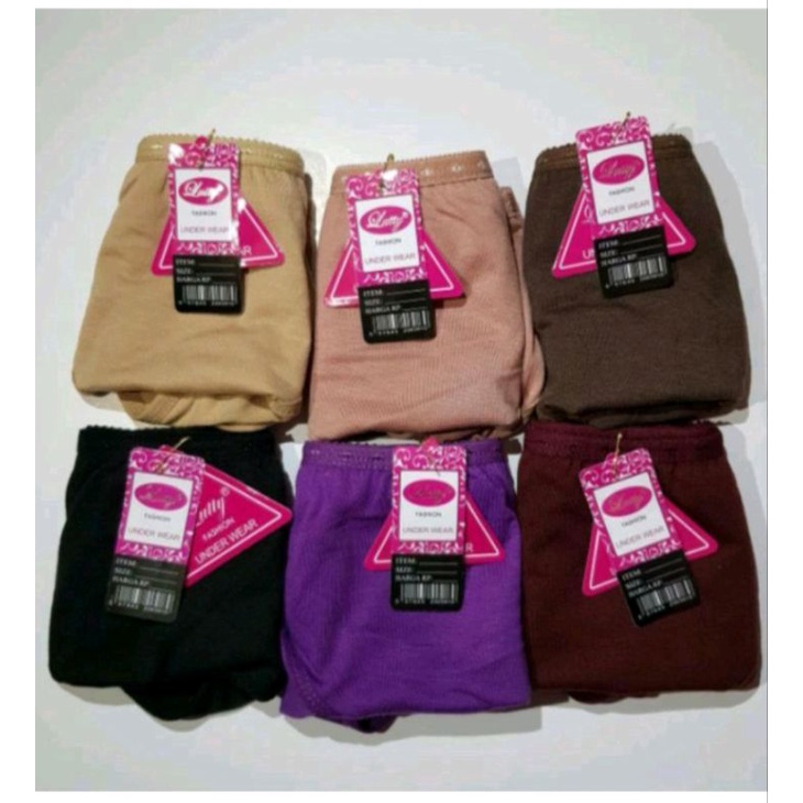 Celana Dalam Wanita LUTTY Warna Gelap CD Wanita Murah Kualitas Premium