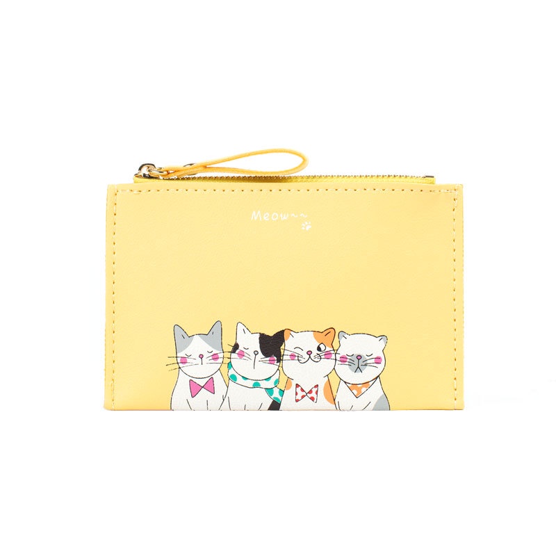 NIKKI WALLET - Dompet Pendek nikki Kartu &amp; Resleting IMPORT