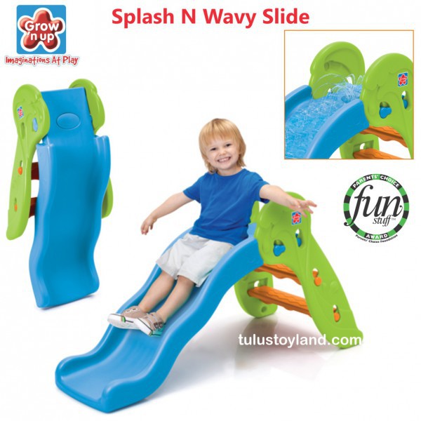 Perosotan Anak Grow n Up Splash N Wavy Slide pasang selang keluar Air