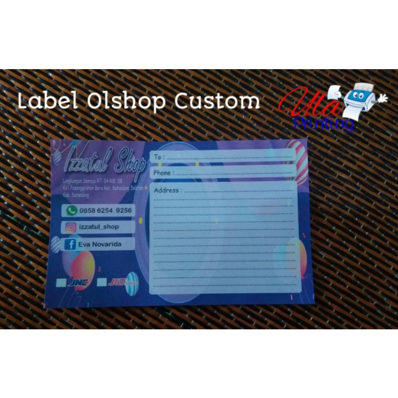 

Stiker Label Pengiriman Olshop Custom