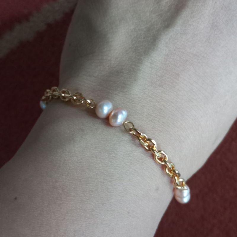 Grosir Cod Gelang Xuping  Mutiara  Tawar  Asli Lombok