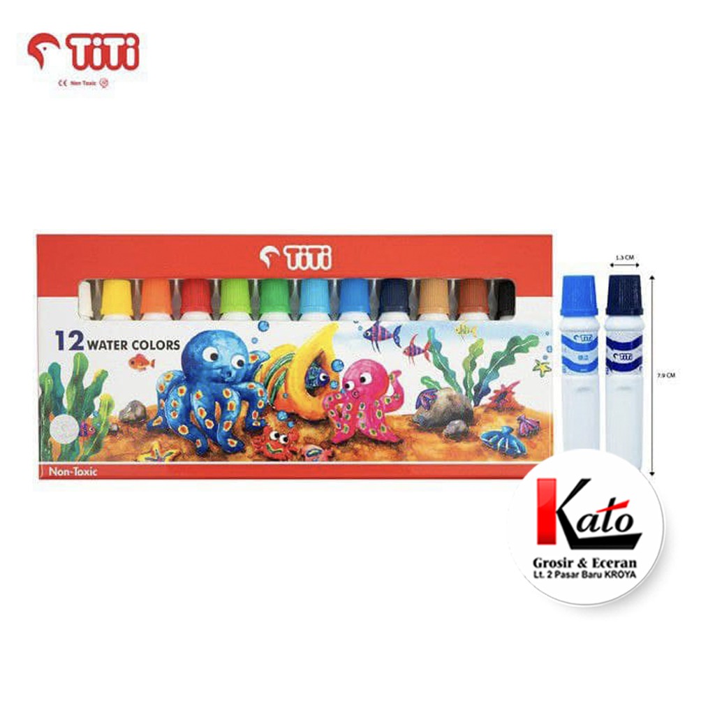 

TITI Water Colors 12pcs 6mlx12warna