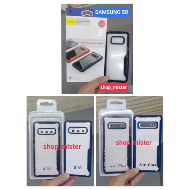 Case Armour Shock Proof Transparan Samsung S8 S10 S10+ S10 Plus