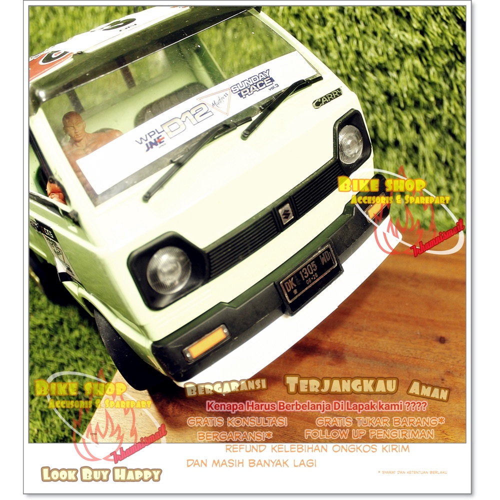 Lip Front Bumper WPL D12 V3 Aksesoris Mobil Rc WPL D12 Suzuki Carry