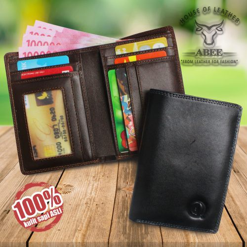 DOMPET PRIA BAHAN KULIT LEATHER PREMIUM AKSESORIS PRIA DOMPET KULIT DOMPET KULIT BERKUALITAS