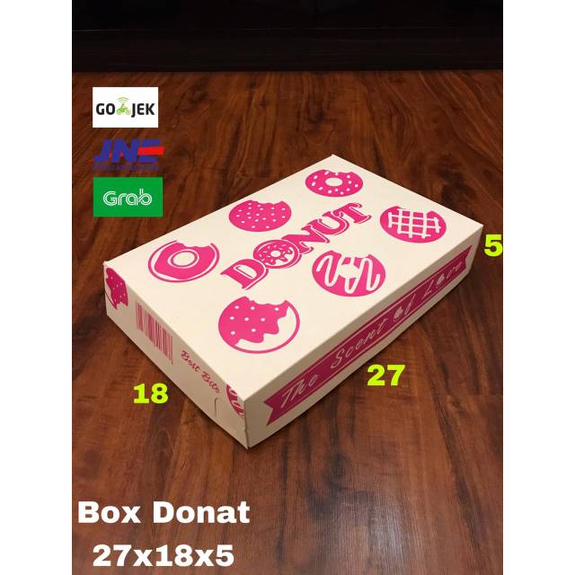 Box Donat Motif Kotak Donat Motif Dus Donat Box Kemasan Donat Dus Kemasan Donat Shopee 1407