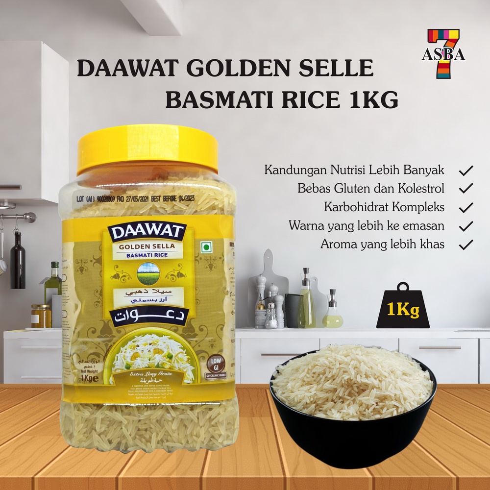

Daawat Golden Sella Basmati Rice 1Kg