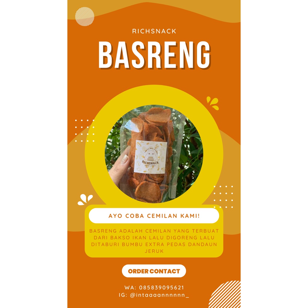 

BASRENG PEDAS 100GR (RICHSNACK)