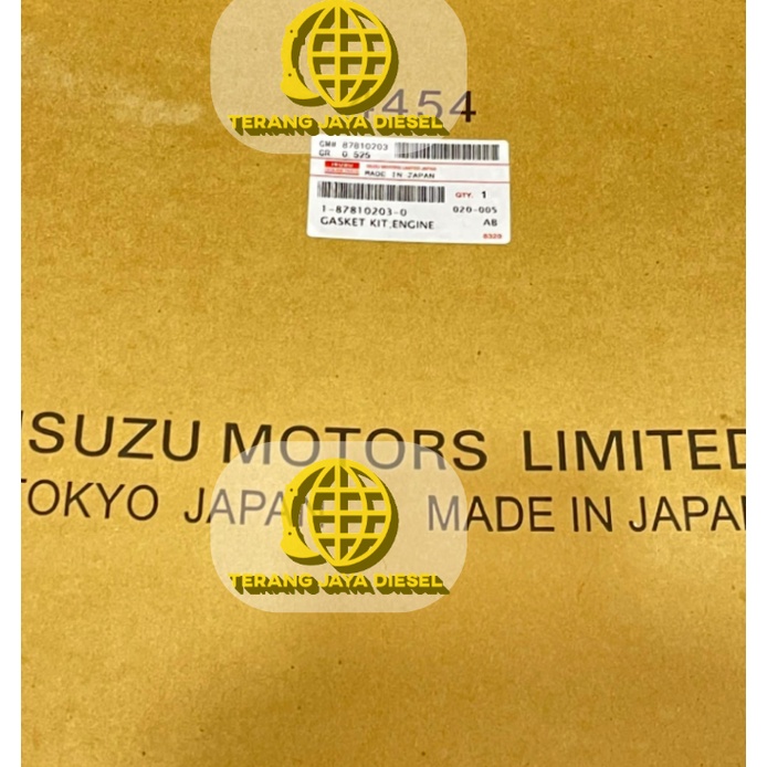 PACKING SET 6BD1T 6BD1 1-87810-641-0