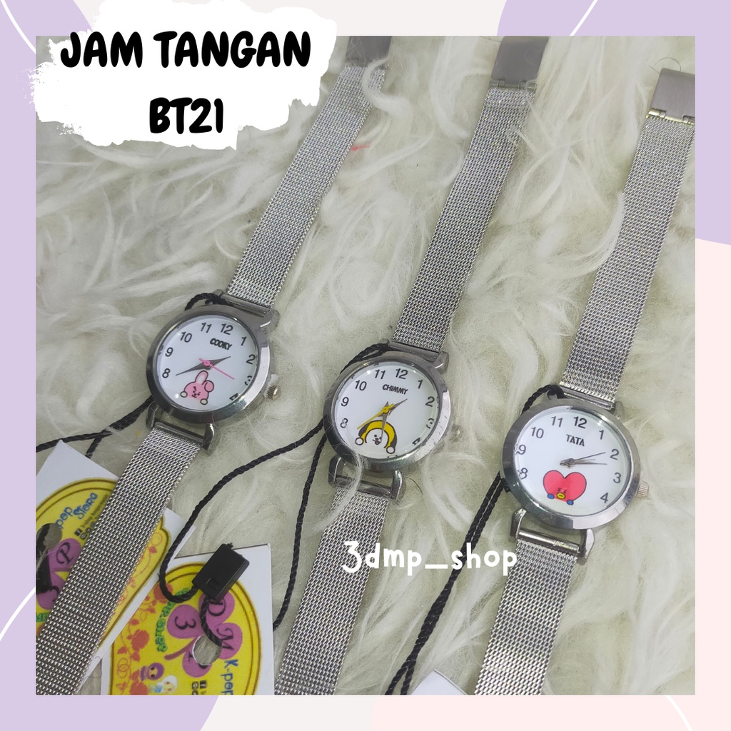 Jam tangan BT21 BTS Kpop cooky tata chimmy