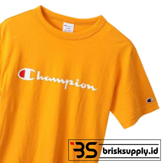 TSHIRT CHAMPION BIGSCRIPT LOGO [ JAPAN MARKET ]