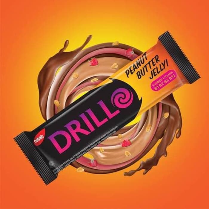 Nabati Drillo Peanut Butter Jelly 20x22gr