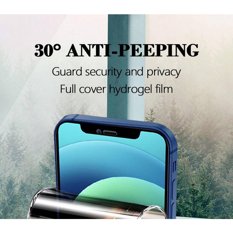 Privacy Full Cover Hydrogel Film for IPhone 11 12 Pro Max Mini Screen Protector iPhone 7 8 Plus X XS Max XR SE 2020 anti Spy Film