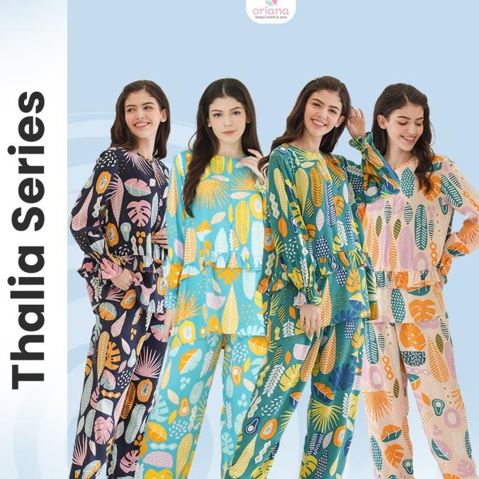 HOMEWEAR ORIANA PIYAMA THALIA BLUE