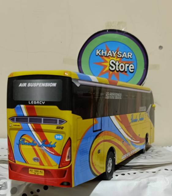 Miniatur Bus bis / mainan bus bis  ROSALIA INDAH Lagecy Sky SR2