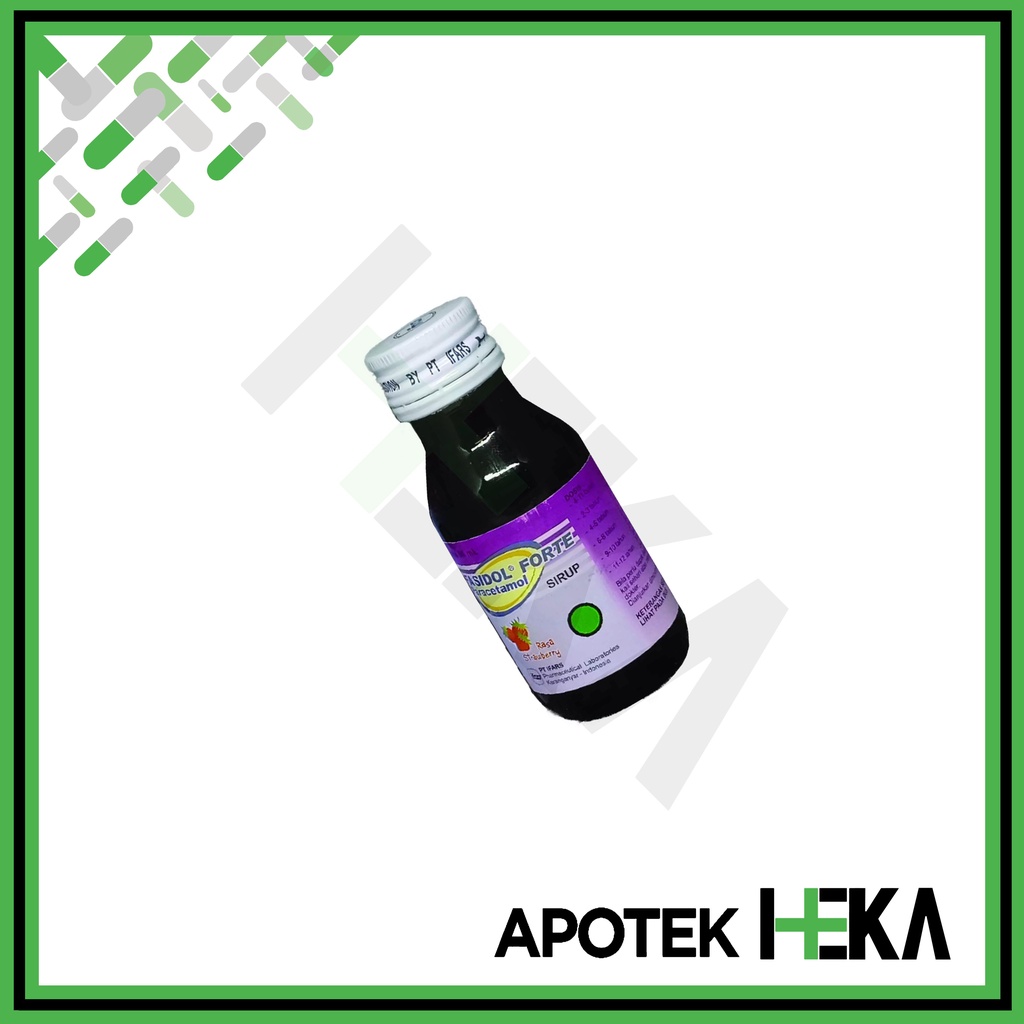 Fasidol Forte Sirup 60 ml - Sirup Paracetamol Demam Anak (SEMARANG)