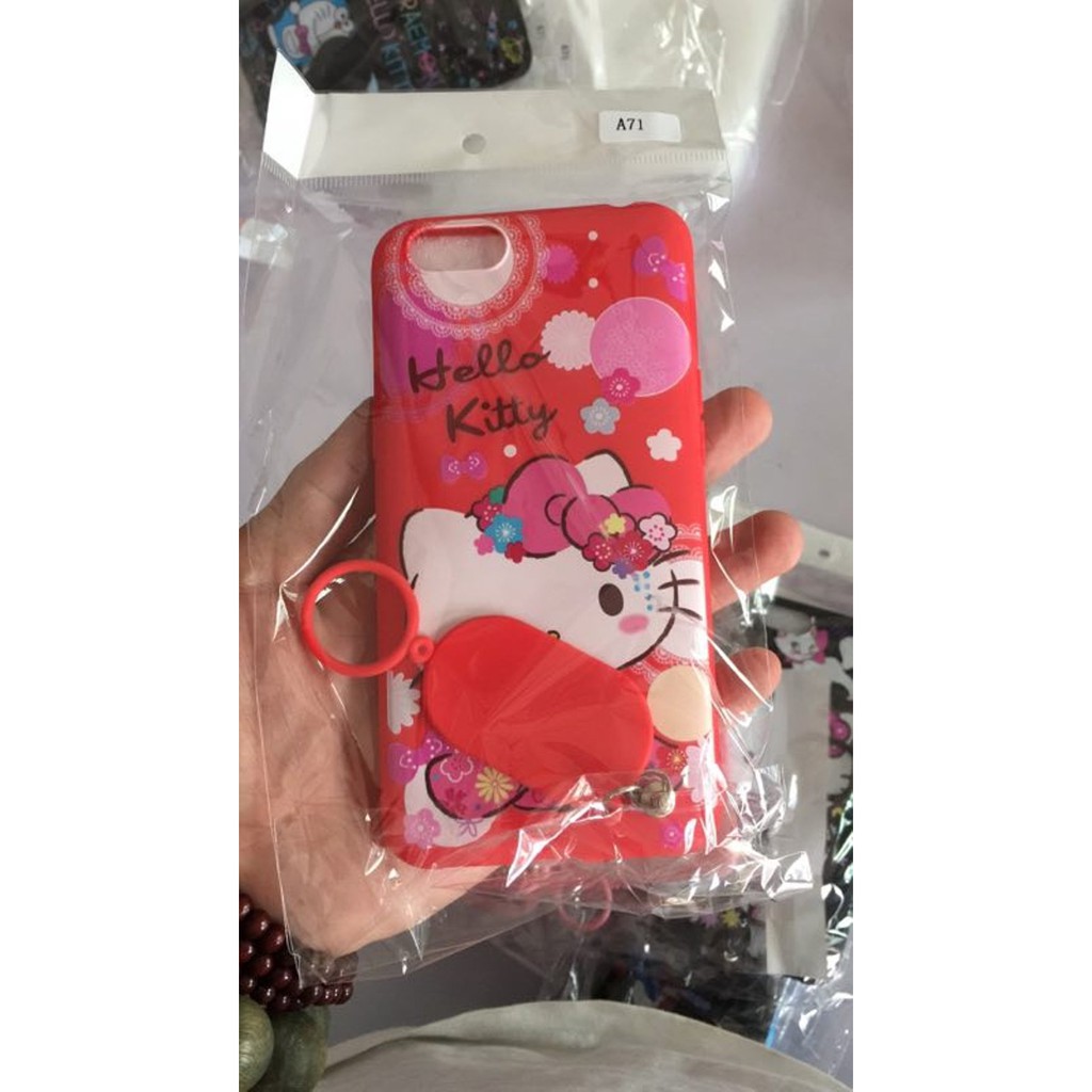 SOFTCASE DORAEMON & HELLO KITTY PLUS GANTUNGAN FOR OPPO A33 / NEO 7