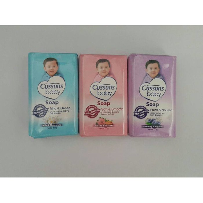 Sabun mandi bayi, cussons baby soap, Sabun batang cussons 75g