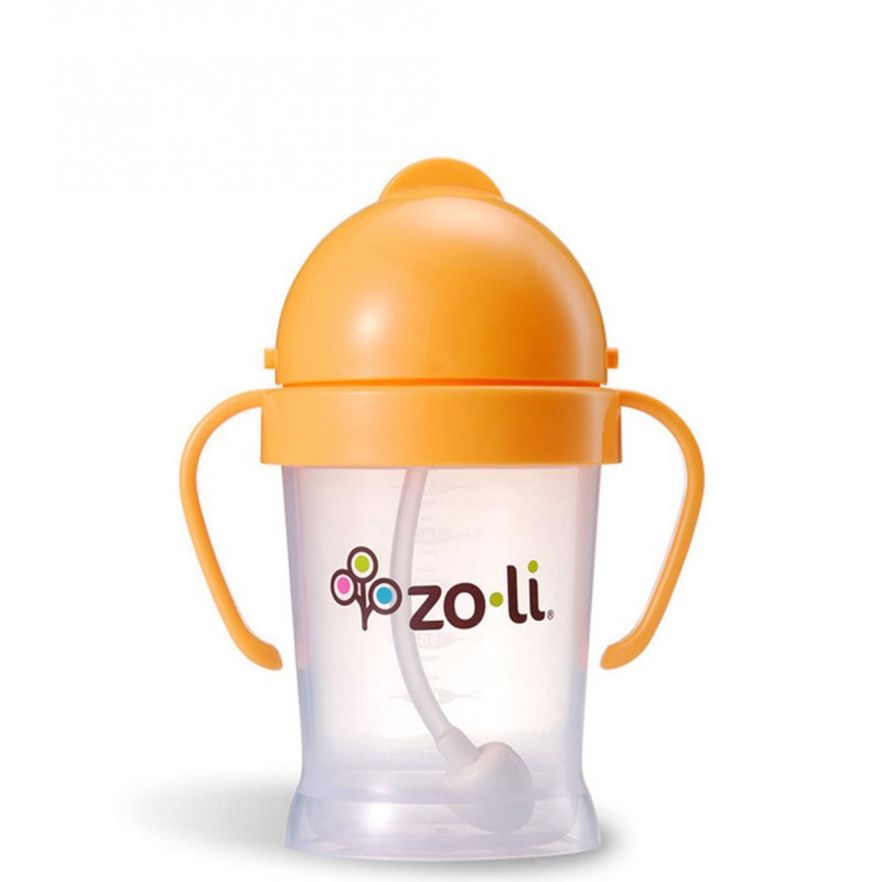 Zoli Straw Sippy Cup Bot 6 oz/180 ml - Orange