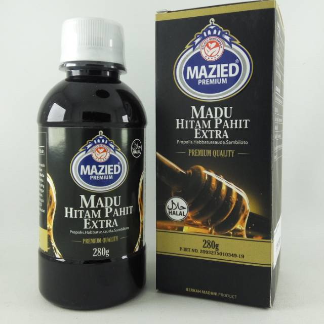

Madu hitam pahit mazied premium 280gr
