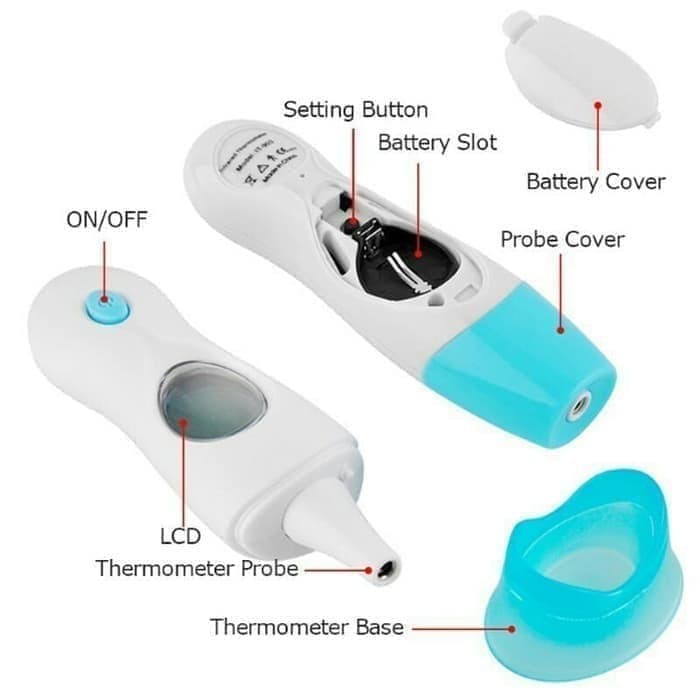 termometer bayi - digital baby thermometer 8 in 1