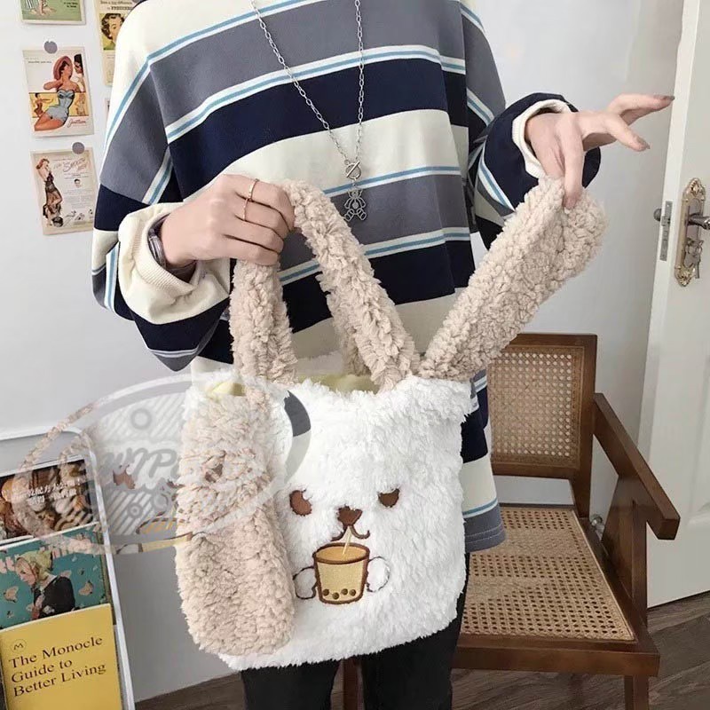 Tote Bag Bulu Tas Tote Import Gtb