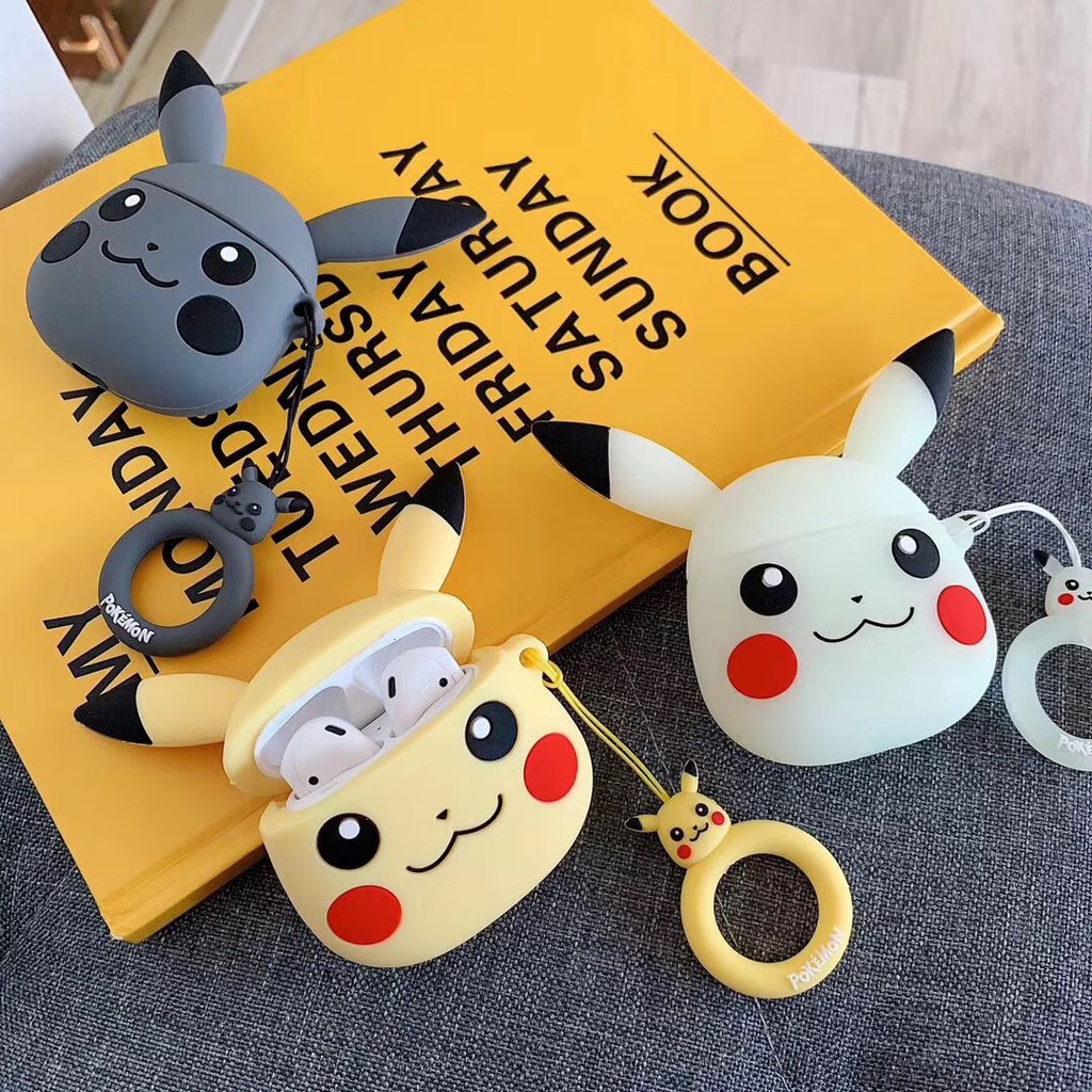 Case Pelindung Motif Kartun Untuk Airpods 1 / 2 I12 Headset