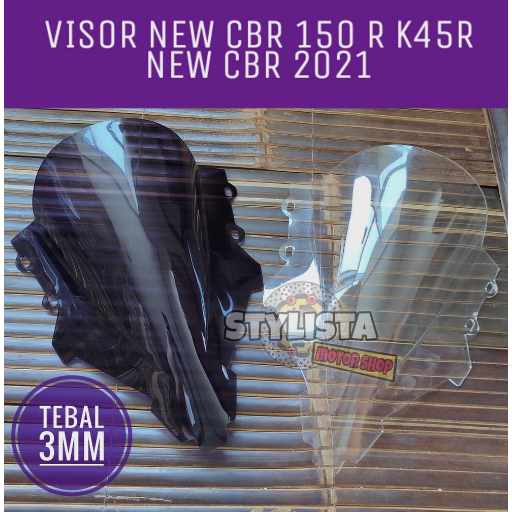 WINDSHIELD CBR 150R 2021 2022 VISOR NEW CBR 150R K45R 2021 2022 MODEL JENONG