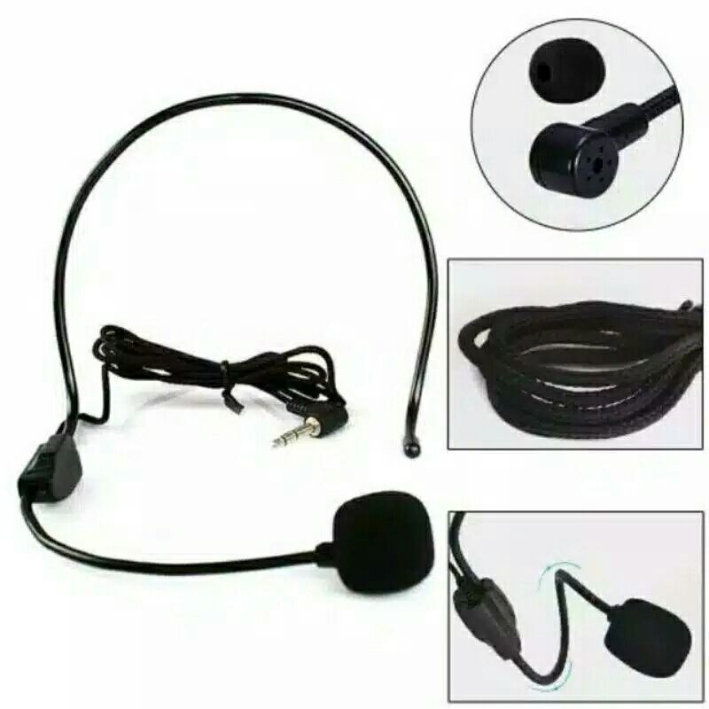 mini mic bando colokan handphone jack 3,5mm microfon youtuber voice