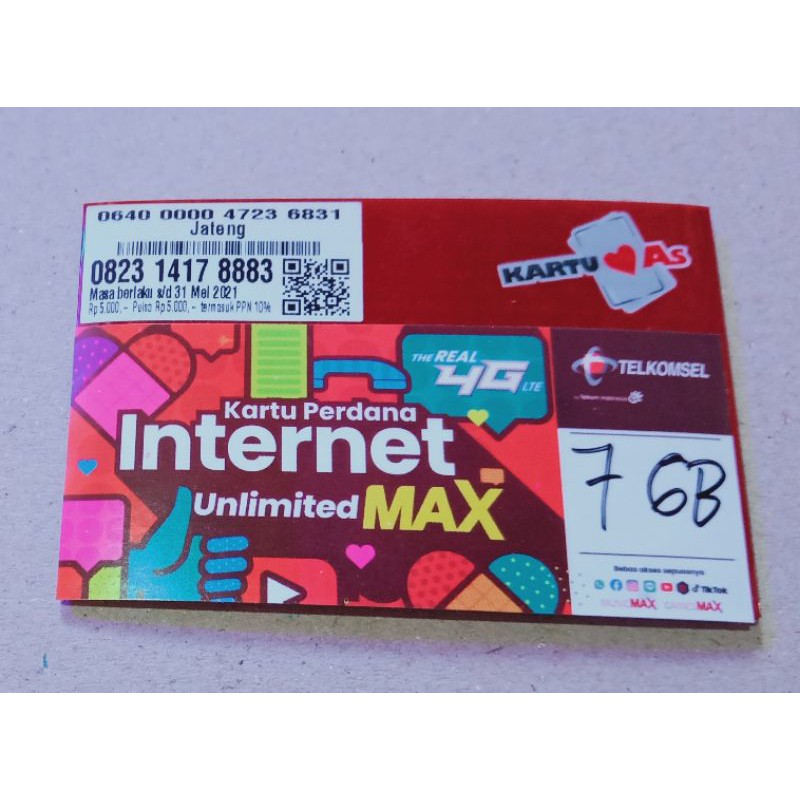 TELKOMSEL 7GB UNLIMITED