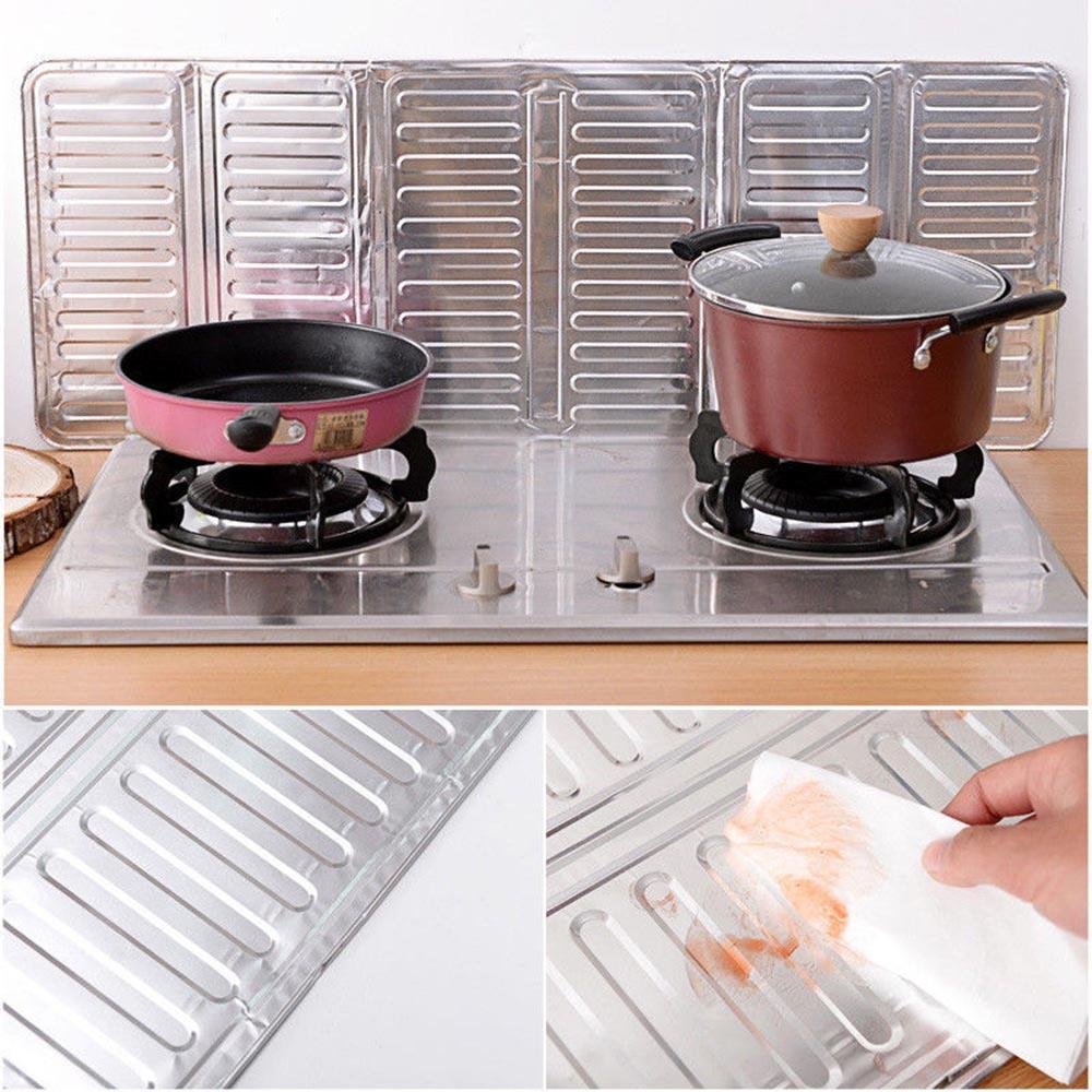 Populer Oil Splash Guard Pan Removable Pelindung Penggorengan Dapur