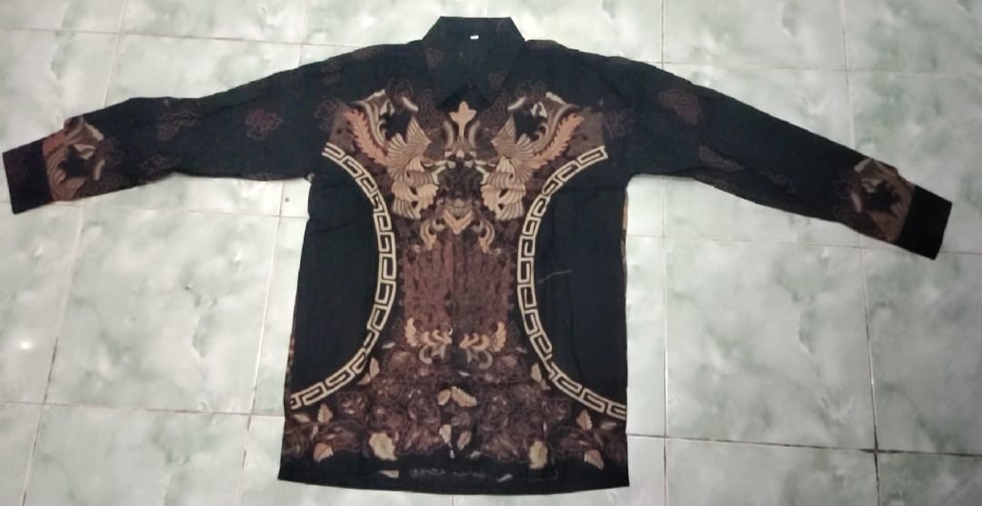 Kemeja Batik Pria Lengan Panjang Hrb026 Bswart Kemeja Pejabat Negara Sipil