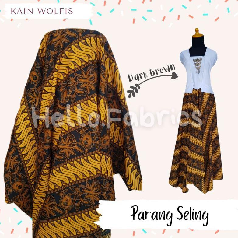 ➬ek Best✸ Kain Batik Meteran Motif Kain Jarik Tradisional Parang Rejeng Sidomukti Truntum 79 ➬