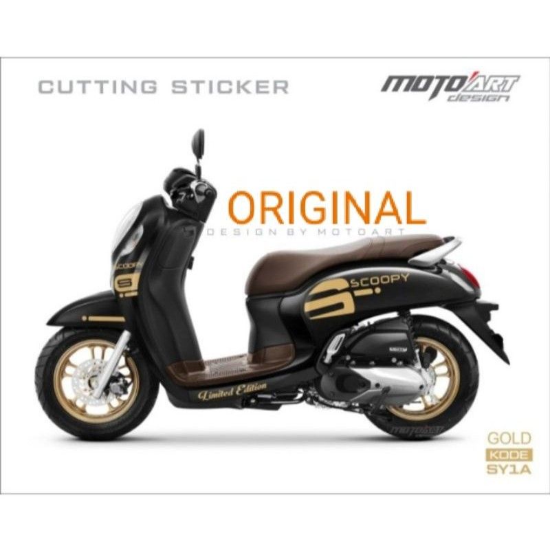 Stiker Striping Scoopy / Stiker Scoopy New / Stiker Scoopy Old / Stiker Scoopy Keren