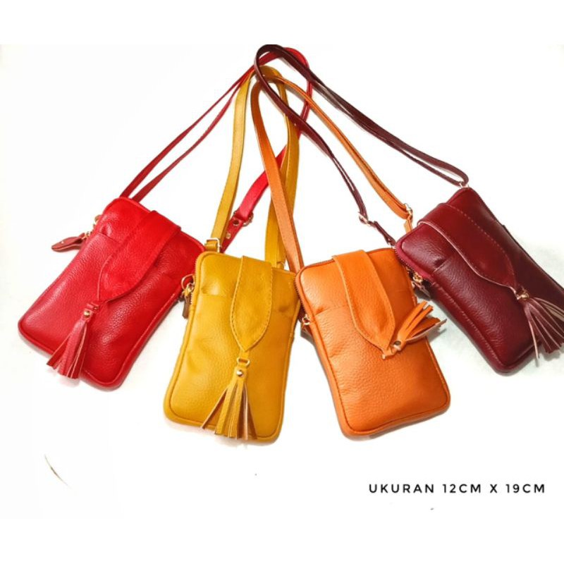 tas hp kulit sapi asli