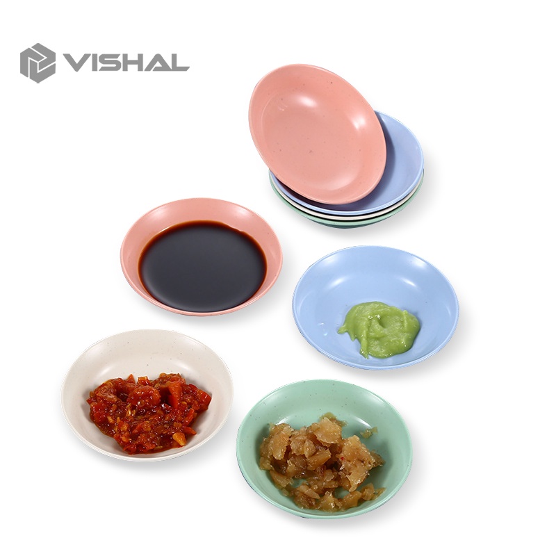 VISHAL Piring Sambal/Tempat Sambel /Tempat Bumbu Saus Mini Sambal Kecap VS-83