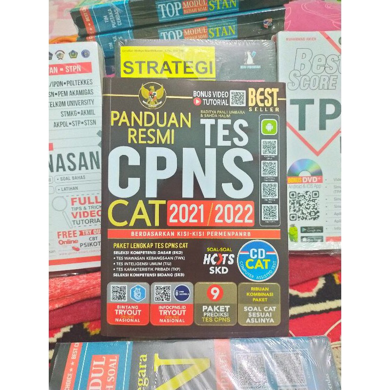 Buku Panduan Resmi Tes CPNS CAT 2021-2022+CD