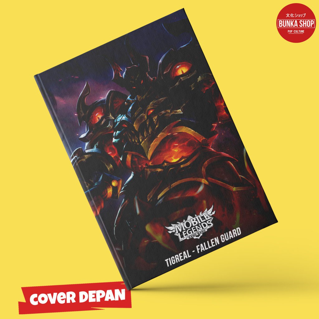

Note Book Game Mobile Legends Tigreal Fallen Guard Hardcover A5 Buku Tulis Catatan Murah