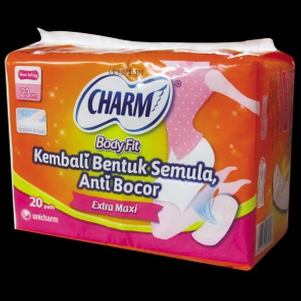 Pembalut wanita/CBF EXTRA MAXI NON WING 20/Charm Body Fit/Softex