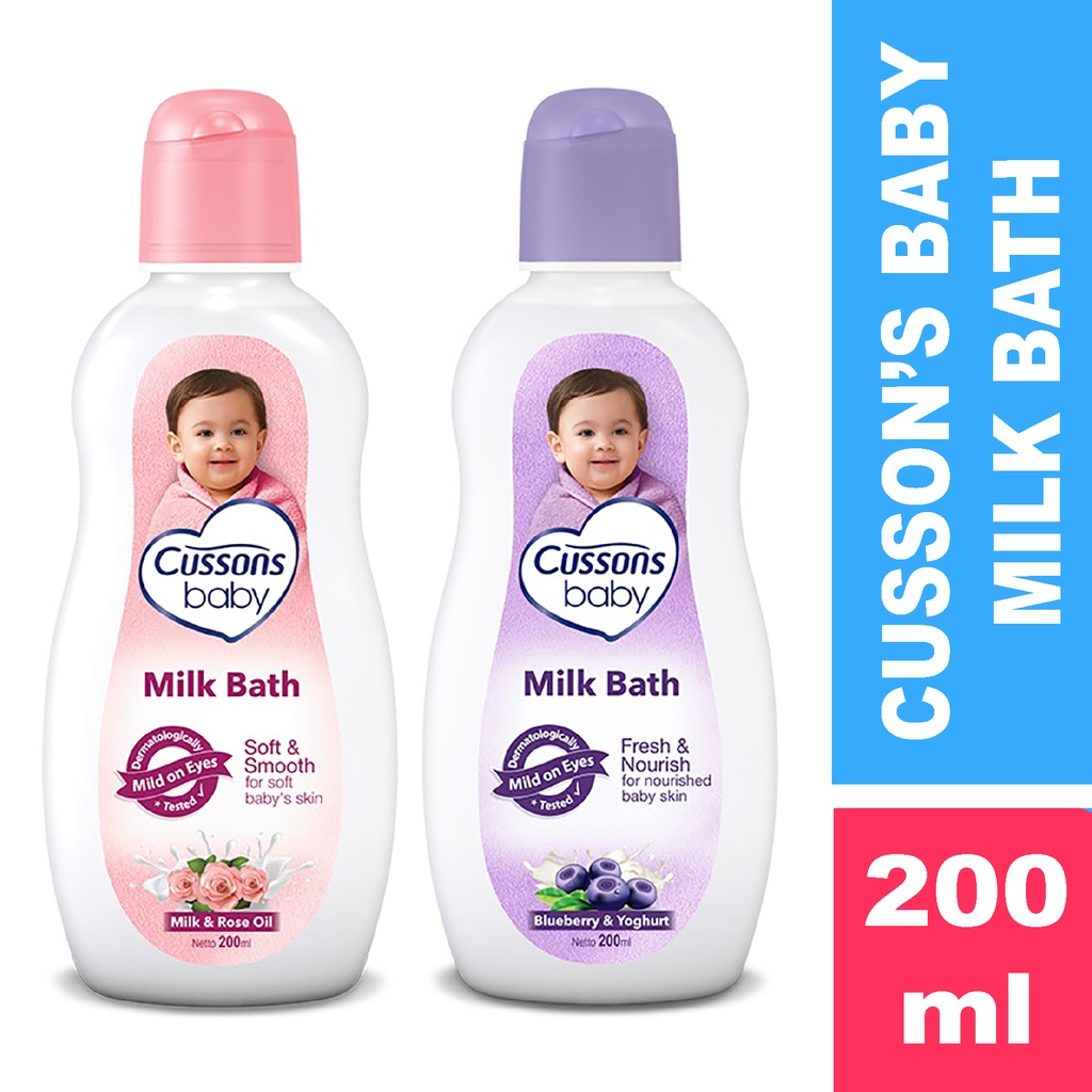 Bisa COD Cussons Baby Milk Bath Soft &amp; Smooth / Fresh &amp; Nourish - Cussons Sabun Mandi Bayi