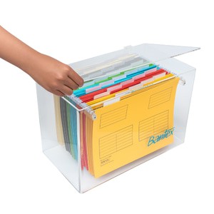 

Bantex Acrylic Suspension Box A4 (28x38x24) Transparent #1666 08