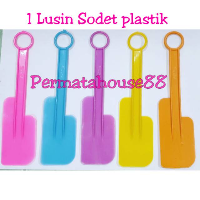 1 Lusin Sodet Plastik / Souvenir pernikahan