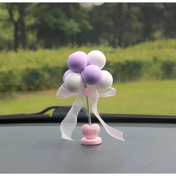 NEW Pajangan Mobil BALON PER PASTEL MACAROON Series