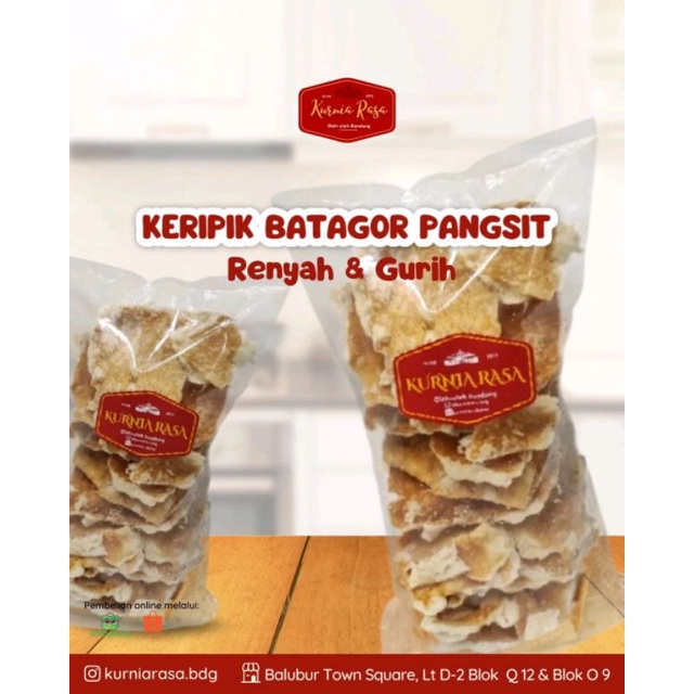 

KERIPIK BATAGOR PANGSIT 380gr / RENYAH TIDAK PEDAS / KURNIA RASA